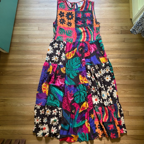 chinese dress ladies Off-White Carioca Posters Midi Dress  FARM Rio